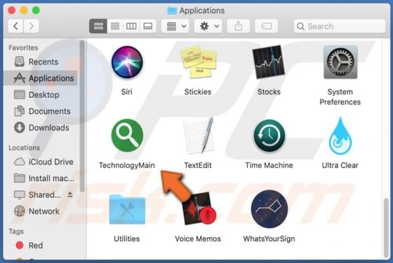TechnologyMain Adware (Mac)