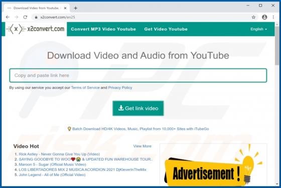 X2convert.com Suspicious Website