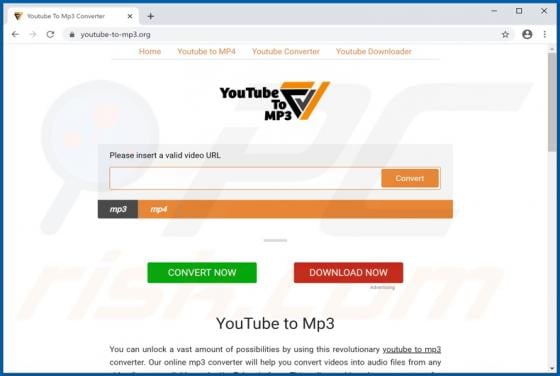 Youtube-to-mp3.org Suspicious Website