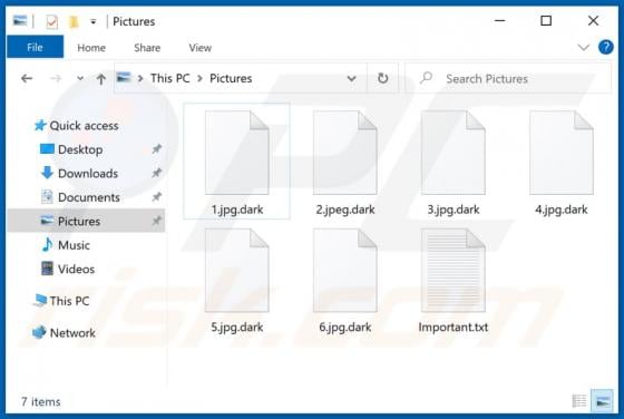 DarkWorld File Crypter Ransomware