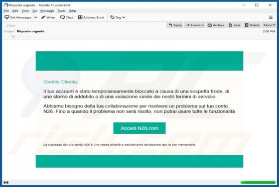 N26 Email Scam