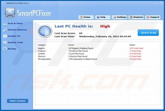 SmartPCFixer Unwanted Application