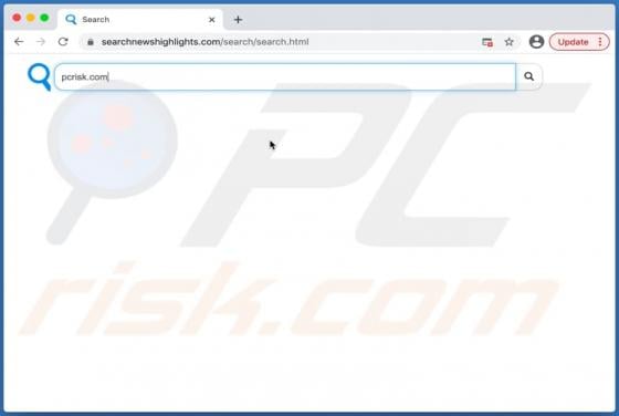 Searchnewshighlights.com Redirect (Mac)