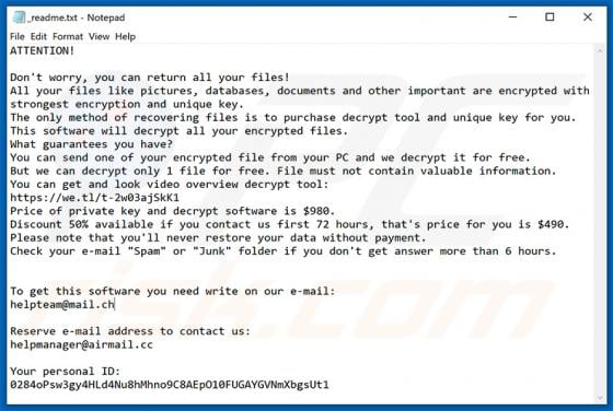 Ribd Ransomware