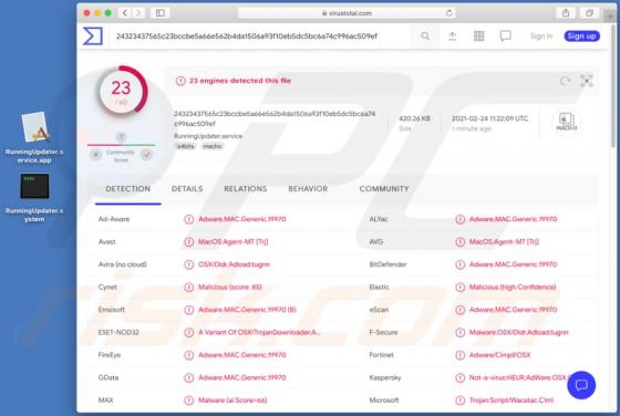 RunningUpdater Adware (Mac)