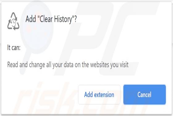 Clear History Adware