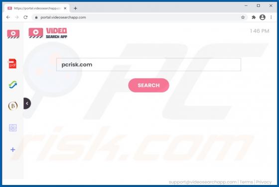 VideoSearchApp Browser Hijacker