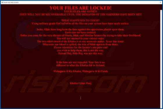 Sarbloh Ransomware