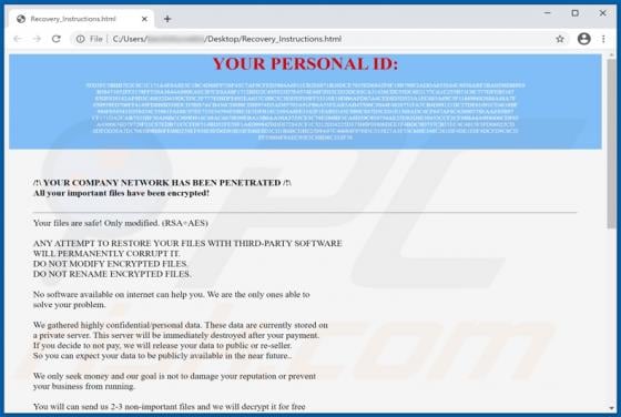 .nz (MedusaLocker) Ransomware