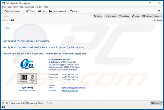 Qel Email Virus