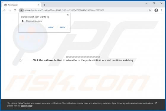 Ourcoolspot.com Ads