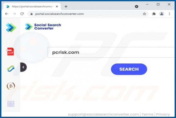 SocialSearchConverter Browser Hijacker