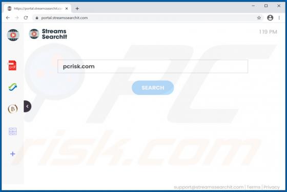 StreamSearchIt Browser Hijacker
