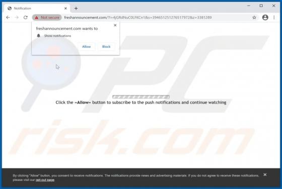 Freshannouncement.com Ads