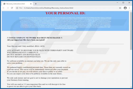 Networklock Ransomware