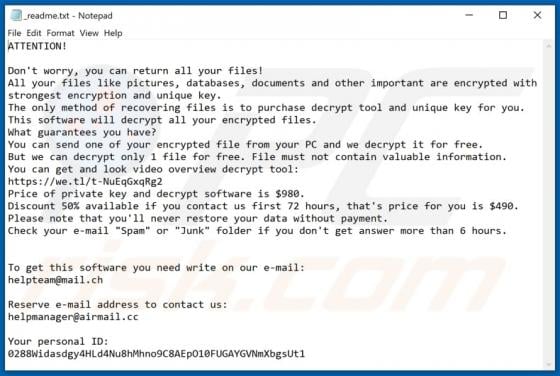 Enfp Ransomware