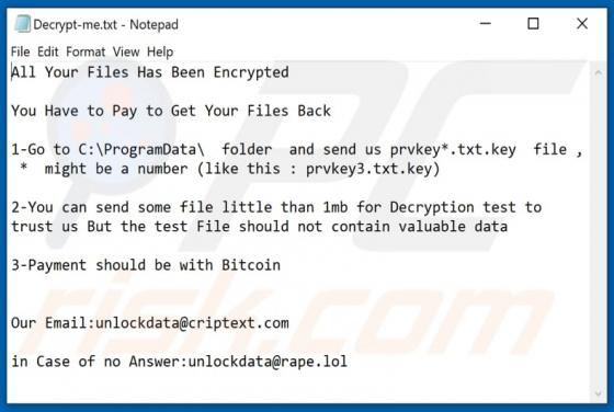 Backup Ransomware