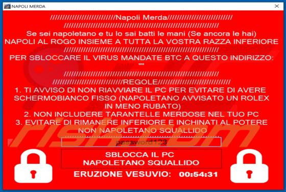 Napoli Merda Ransomware