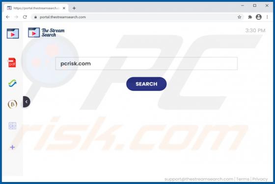 TheStreamSearch Browser Hijacker
