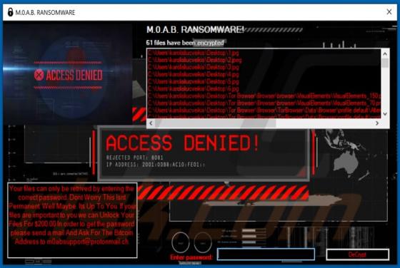 M.0.A.B. Ransomware