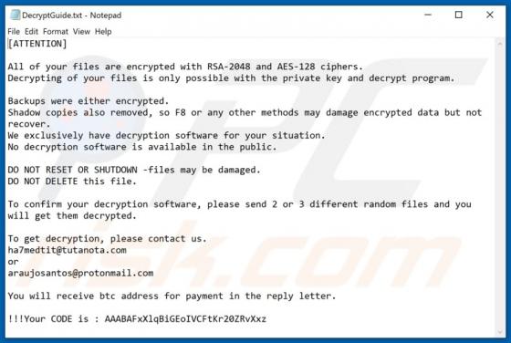 Beaf Ransomware