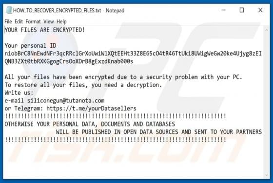Siliconegun Ransomware