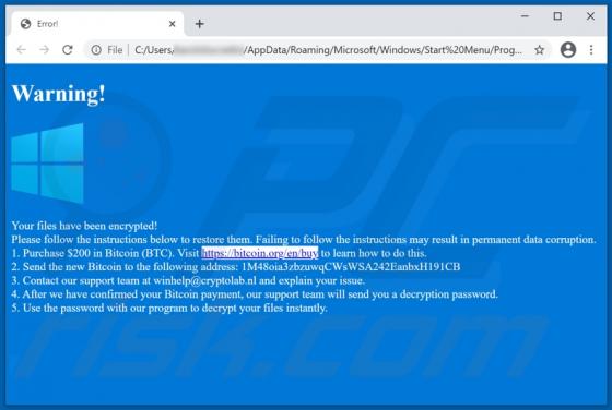 Wintenzz Ransomware