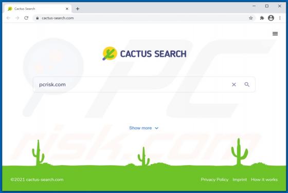 Cactus Search Browser Hijacker