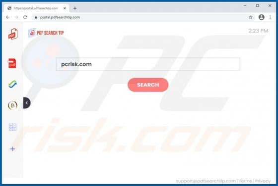 PDFSearchTip Browser Hijacker