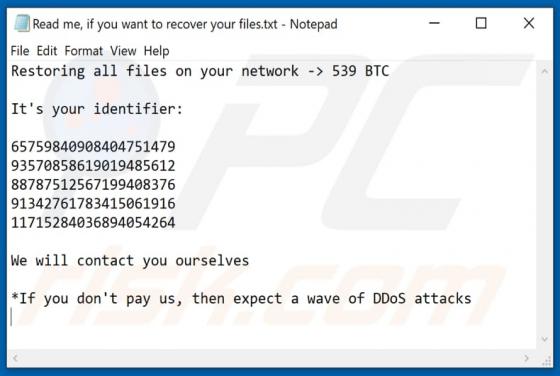 RunExeMemory Ransomware