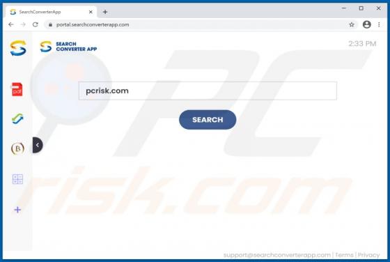 SearchConverterApp Browser Hijacker