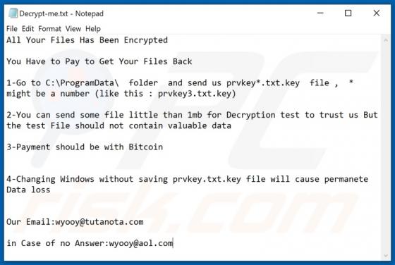 Hydra (VoidCrypt) Ransomware