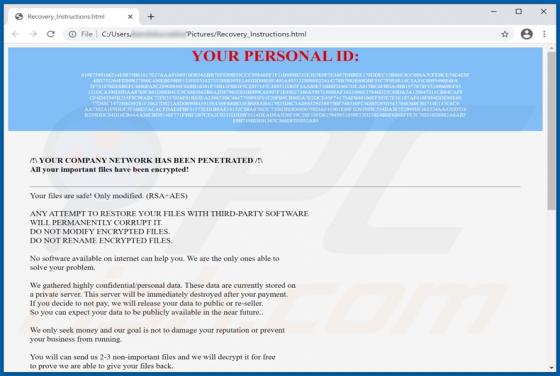 Frlock Ransomware