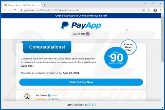 PayApp Reward Scam