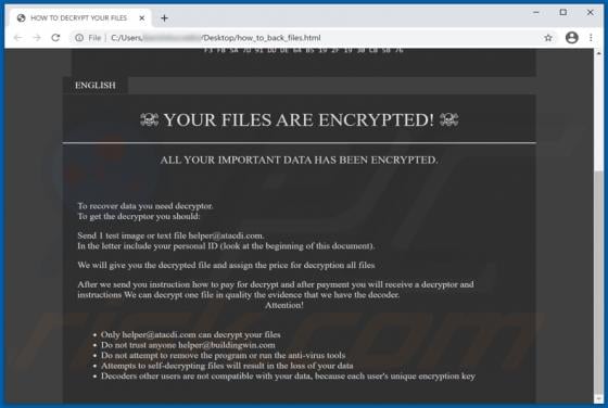 Ielock Ransomware