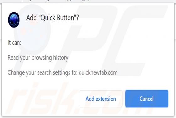 Quick Button Browser Hijacker