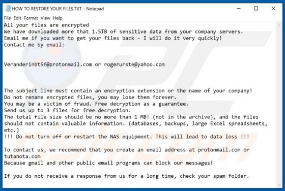Yqbdpevbz Ransomware
