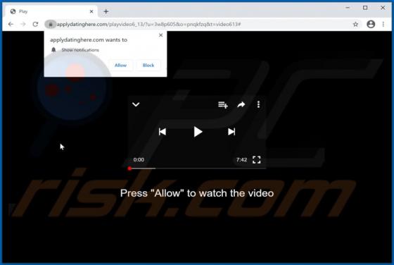 Applydatinghere.com Ads