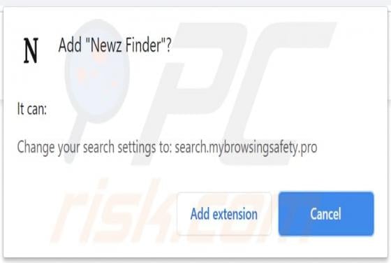 Newz Finder Browser Hijacker