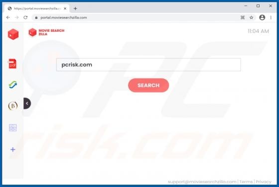 MovieSearchZilla Browser Hijacker