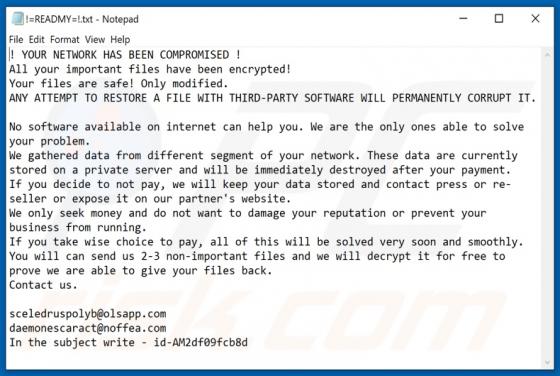 Ever101 Ransomware
