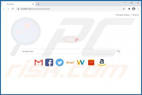 Food Tab Browser Hijacker