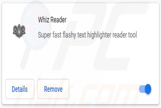 Whiz Reader Adware