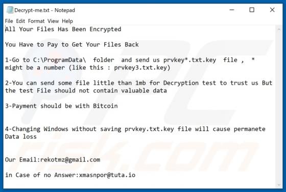 Octane Ransomware