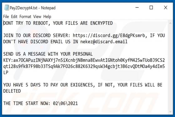 H$ Ransomware