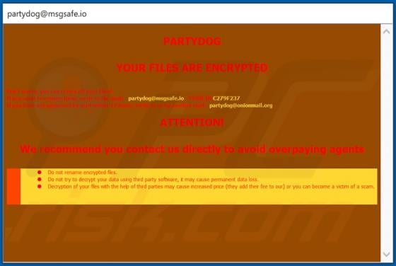 PARTYDOG Ransomware