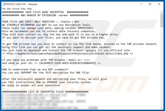 Nermer Ransomware