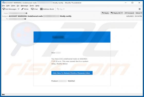 Undelivered Mails Scam