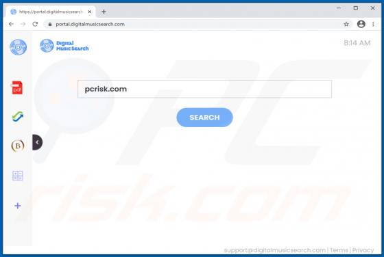 DigitalMusicSearch Browser Hijacker