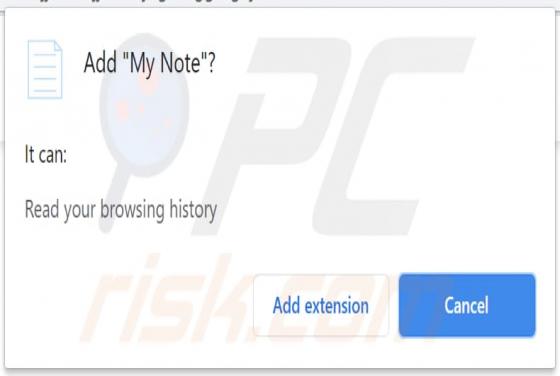 My Note Browser Hijacker